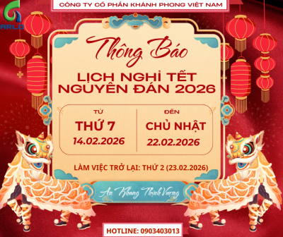 Thông báo nghỉ tết nguyên đán 2026
