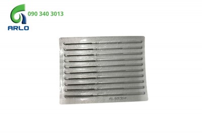 Kim đẩy chỉ Banapha vô trùng dùng một lần vỉ 10 cán thép thumb